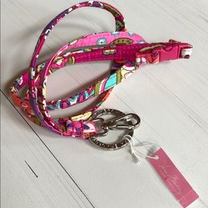 NWT Vera Bradley Breakaway Lanyard Keyring Clip